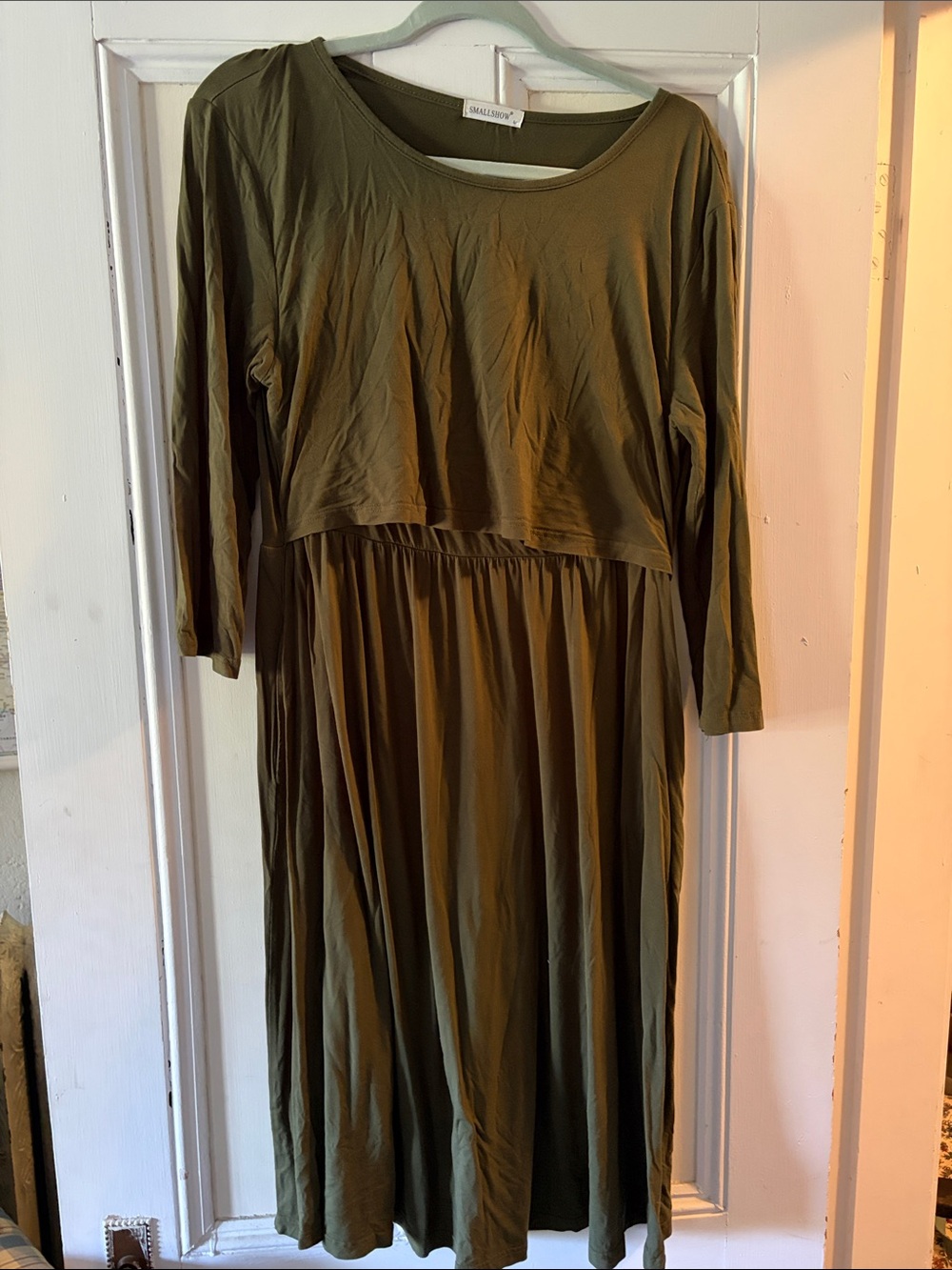 Green nursing dress
